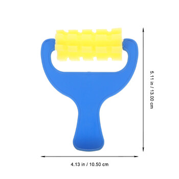 12 бр. Ролкова гъба Четка Четки за рисуване за деца Рисуване Графити Химикалка Инструмент за рисуване Пластмасови деца Бебе
