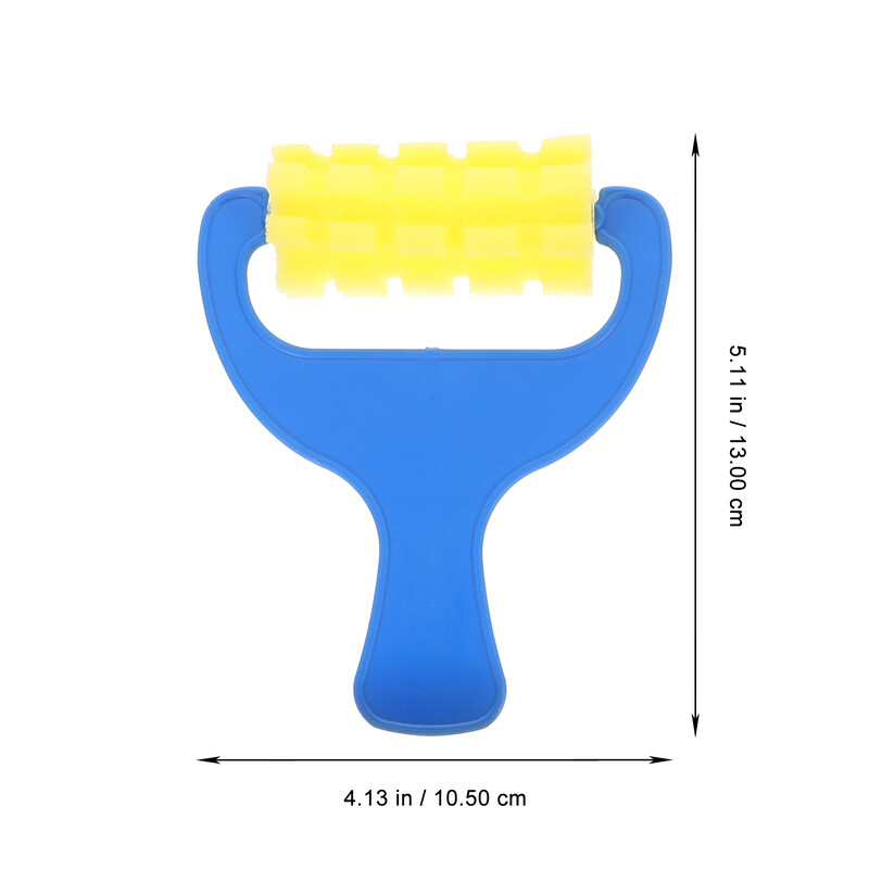 12 tk rull-käsnpintsliga värvipintslid lastele maalimiseks grafiti pliiatsi joonistamiseks plastikust lastele, beebile