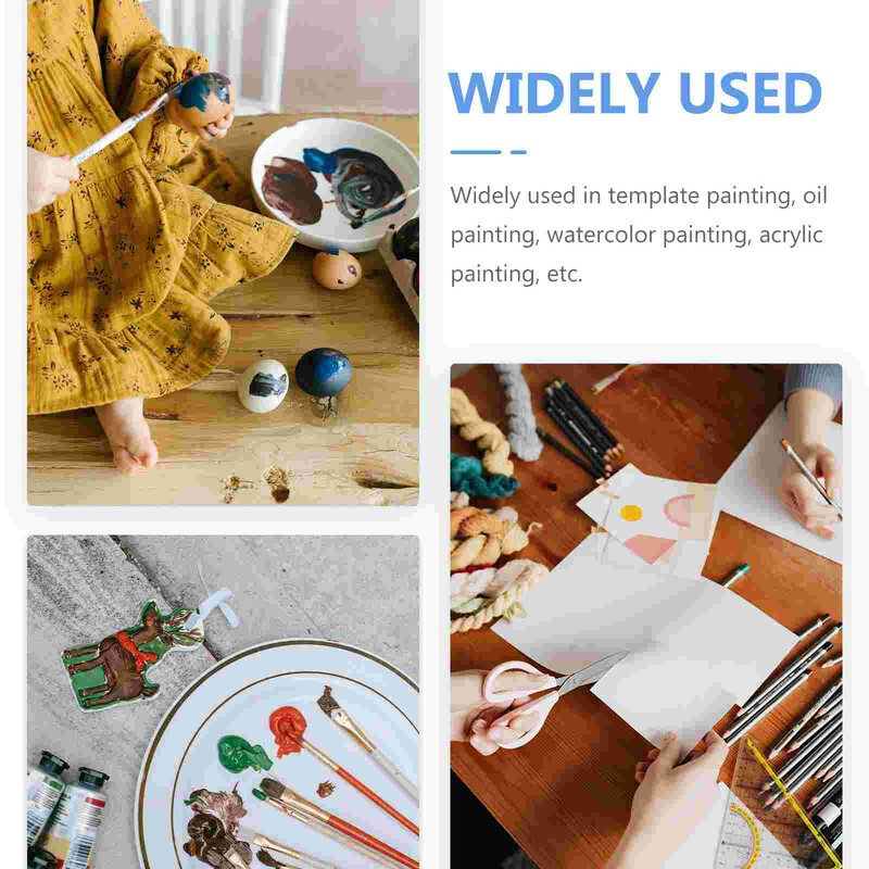 12 tk rull-käsnpintsliga värvipintslid lastele maalimiseks grafiti pliiatsi joonistamiseks plastikust lastele, beebile