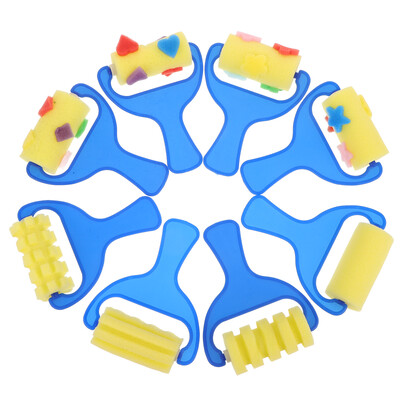 Rulllaps, väikelaps, laste mänguasjad, minipintslid, grafiti tööriist lastele käsna joonistamine