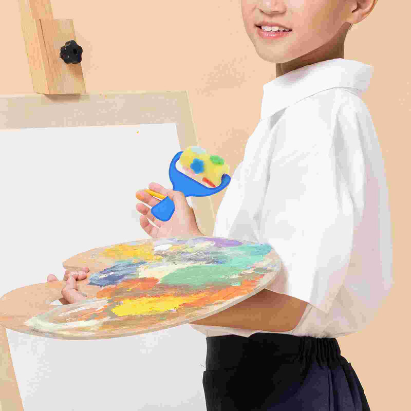 Rulllaps, väikelaps, laste mänguasjad, minipintslid, grafiti tööriist lastele käsna joonistamine