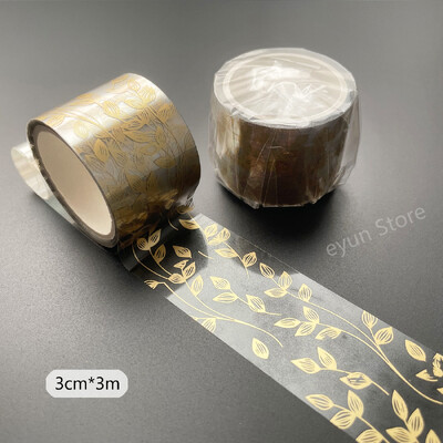 frunze zdrobite bandă washi transparentă bandă adezivă pene diy scrapbooking etichetă autocolant bandă impermeabilă papetărie școlară