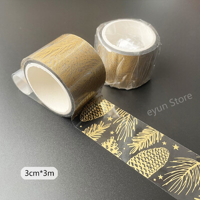 frunze zdrobite bandă washi transparentă bandă adezivă pene diy scrapbooking etichetă autocolant bandă impermeabilă papetărie școlară