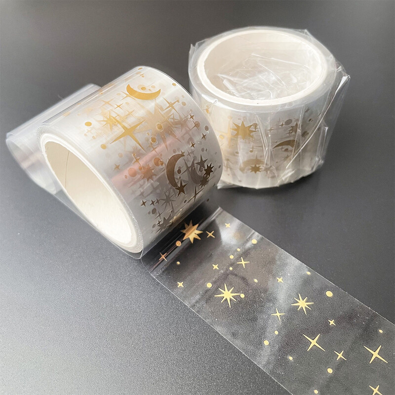 frunze zdrobite bandă washi transparentă bandă adezivă pene diy scrapbooking etichetă autocolant bandă impermeabilă papetărie școlară