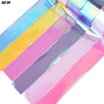 500cm Διακόσμηση Ρυθμικής Γυμναστικής Holographic RG Prismatic Glitter Tape Hoops Stick