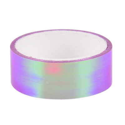 500 cm rütmiline võimlemine, kaunistus holograafiline RG prismaatiline sädelev lint, sõrmkepp
