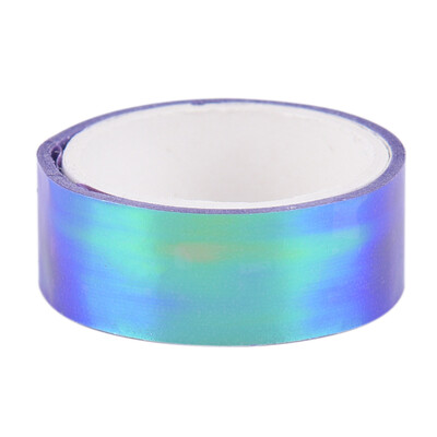 500 cm rütmiline võimlemine, kaunistus holograafiline RG prismaatiline sädelev lint, sõrmkepp