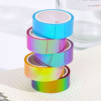 Ρυθμική Γυμναστική Διακόσμηση Ζώνη Glitter Tape Calisthenics Stick Gradient Color Rhythmic Gymnastics Diy Scrapbooking