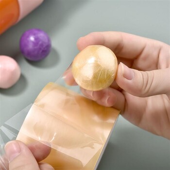 1 Rolls Αυτοκόλλητες Ταινίες Sticky Ball Tape DIY Πολύχρωμη Αποσυμπίεση Κολλητική Μπαλοταινία Στρες Χαλαρωτικό Rolling Toy Party Craft Gift