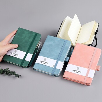 A6/A7 Pocket Notepad Sketchbook Portable 100 Sheets Portable Mini Notebook Not Drop Pages 5 Colors Notebooks And Journals