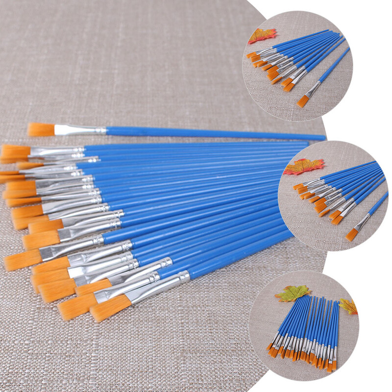 30 tk akvarellpliiatsi värvipintsel Graffiti pintsliga pliiatsid nailonplastist lastele maalimiskomplekt õpilase lapsele