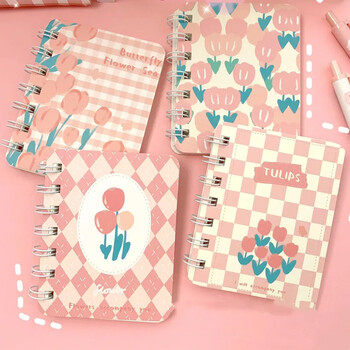 Σημειωματάριο A7 Loose Leaf Notebook Diary Lined Notebooks Diaries Kawaii Student Notepad planner Σχολικά είδη γραφείου 85X105MM 1τεμ