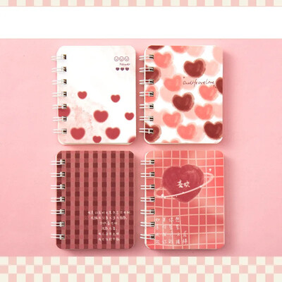 A7 lahtiste lehtedega märkmik Märkmik Päevik Voodriga märkmikud Päevikud Kawaii õpilaste märkmikuplaneerija Kooli kontoritarbed 85X105MM 1tk