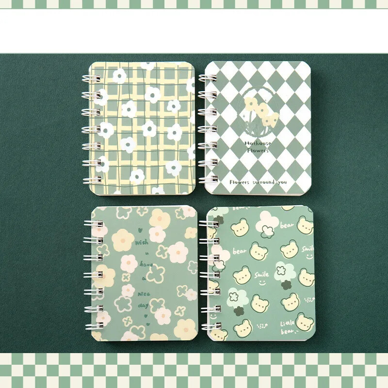 A7 lahtiste lehtedega märkmik Märkmik Päevik Voodriga märkmikud Päevikud Kawaii õpilaste märkmikuplaneerija Kooli kontoritarbed 85X105MM 1tk