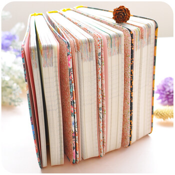 New Arrival Cute PU Leather Floral Flower Πρόγραμμα Βιβλίο Ημερολόγιο Weekly Planner Notebook Σχολικά προμήθειες γραφείου Kawaii Stationery