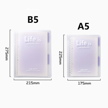 A5/B5 Gradient Color Solenoid Notepad Notepad Diary Planner Σχολικά προμήθειες γραφείου