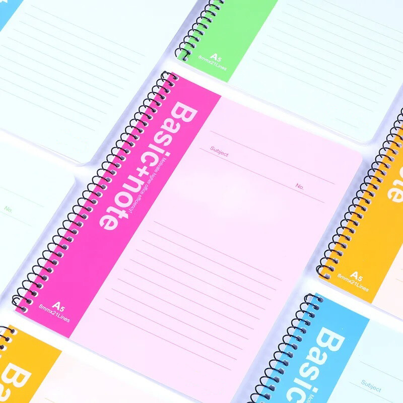 A5 40 de coli Caiet cu spirală Caiet de primăvară Note zilnice Rechizite școlare și de birou Caiet de scrisori Caiet de compoziții