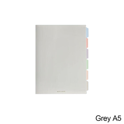 60 de coli A5/B5 Morandi Color Loose Leaf Notebook PP Copertă Linie Linie Reîncărcabilă Papetărie de birou și școală Materiale pentru jurnal