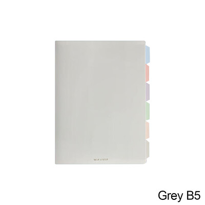 60 de coli A5/B5 Morandi Color Loose Leaf Notebook PP Copertă Linie Linie Reîncărcabilă Papetărie de birou și școală Materiale pentru jurnal