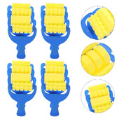 12 τεμ. κυλινδρικό πινέλο σφουγγαριού Εργαλεία μινιατούρας ζωγραφικής Παιδικά σχήματα ζωγραφικής Πινέλα για παιδιά