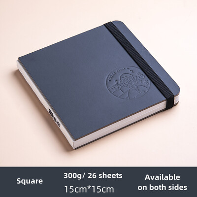 Prijenosna knjiga s akvarelnim papirom 300 g Priručnik za putovanja Mini četvrtasta ručna knjiga za crtanje Olovka za crtanje Olovka u boji Knjiga za crtanje