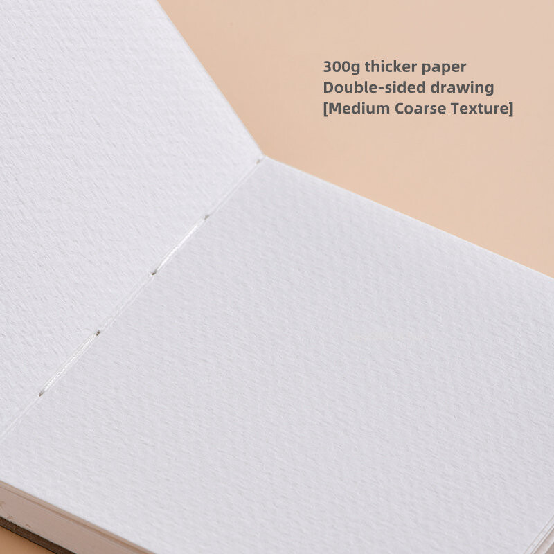 Prijenosna knjiga s akvarelnim papirom 300 g Priručnik za putovanja Mini četvrtasta ručna knjiga za crtanje Olovka za crtanje Olovka u boji Knjiga za crtanje