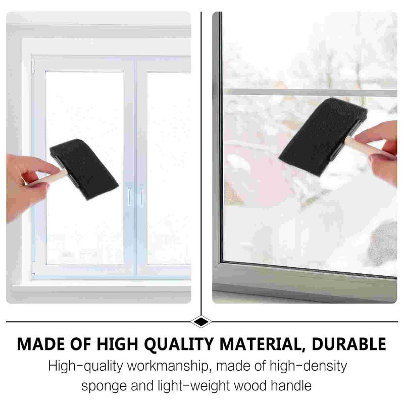 20 tk Laste värvikäsnad, kaldotsaga pintsel, puidust käepidemega värvimine, vahu aplikaator