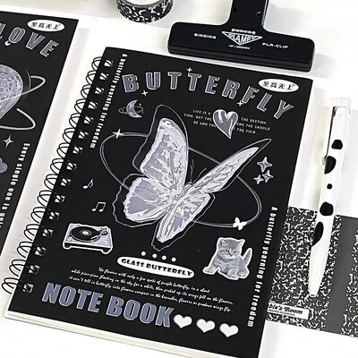 50-leheline Lovely Sweetheart, roosa lilla mähisega märkmik A5 horisontaaljoonega õppemärkmik Ilusad vastupidavad koolitarbed