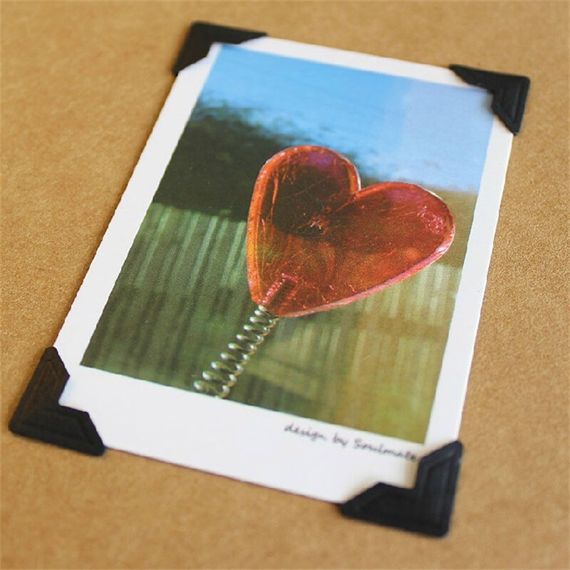 120 kom/lot (5 listova) DIY Vintage Kutne naljepnice od kraft papira za foto albume Ukras okvira Scrapbooking