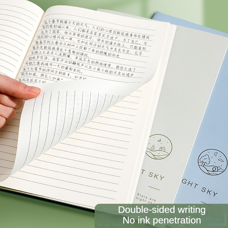 5 komada Mori Style bilježnica A5 Jednostavna Ins bilježnica, podebljana B5 Retro studentska prijemna knjiga za poslijediplomski studij, meka kopija knjige