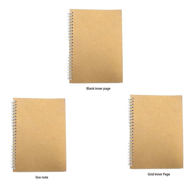 Caiet A5 cu aplicație largă pentru scopuri multiple Caiete A5 goale, ușoare și portabile Pagini în carouri