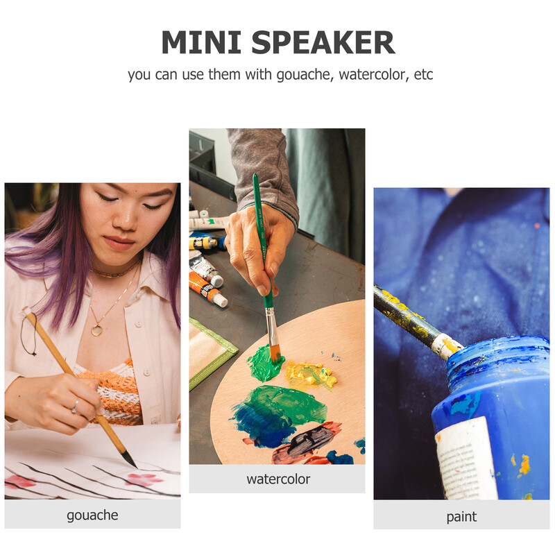 6 kom. Kist za višekratnu upotrebu, alati za vodene boje, profesionalni za plastiku, višenamjenska umjetnička djeca, mala djeca