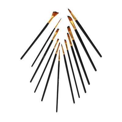 12 kom Kistovi Olovke za crtanje Umjetnik Djeca Studenti Pribor za crtanje Drveni pribor Akril vodene boje Dijete