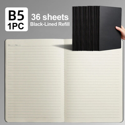 A4 B5 A5 Märkmik Ülesanded Jooniga paberist ajakirja päevik visandivihik Jõupaberist igapäevane raamatumärkmik koolitarvete jaoks Kirjatarbed