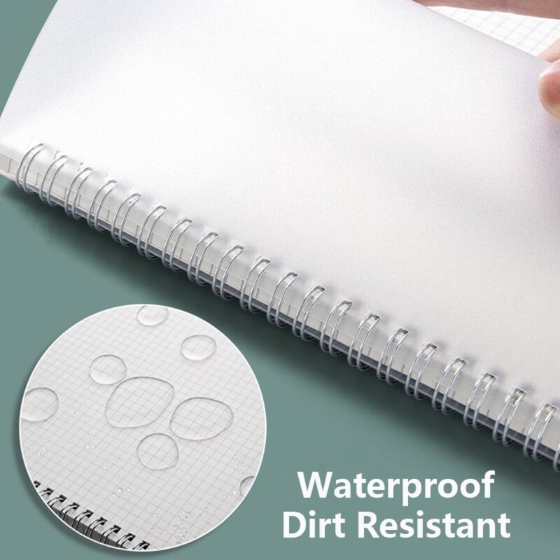 Visokokvalitetna A5/B5/A4 rešetka za bilježnice/prazna/vodoravna linija Flip Over Notepad 80 listova Sketchbook Školski uredski pribor