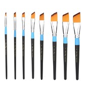 Mākslas otas, ar rokām apgleznotas neilona matu eļļas krāsas otas akrilam, akvarelis, eļļas guaša, sejas nagu mākslas apgleznošana