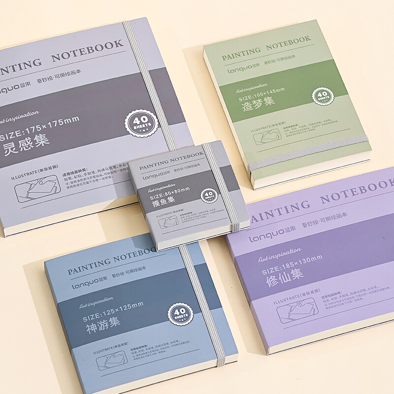 40 listova Kreativna bilježnica za crtanje Potrgljiva bilježnica s višestrukim specifikacijama Knjiga za crtanje Grafiti Slikarstvo za učenike Likovni pribor