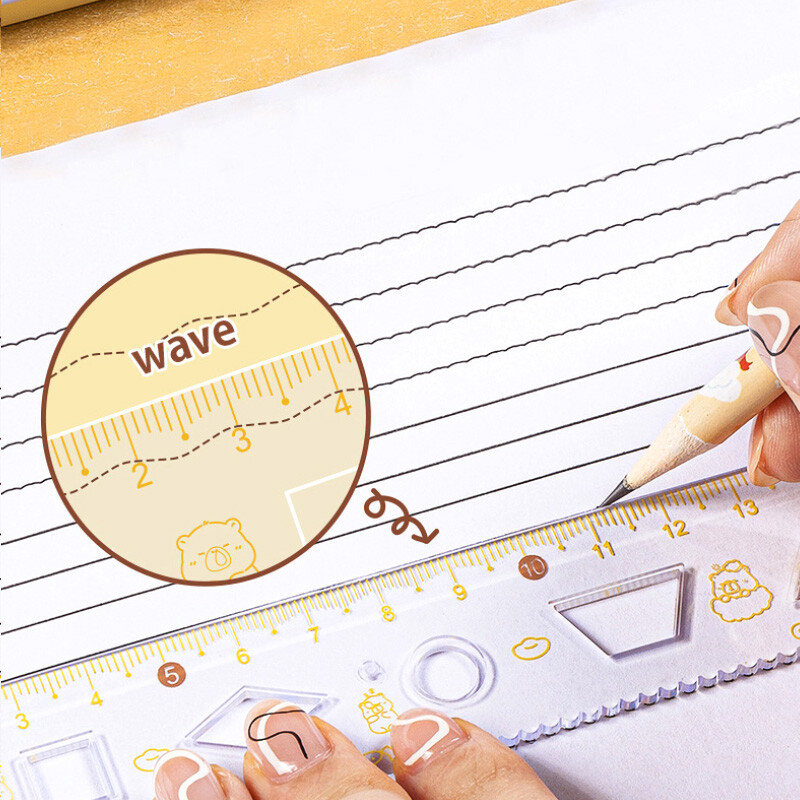 7бр. Сладък многофункционален геометричен комплект с пергел и гумичка за изкуство и математика