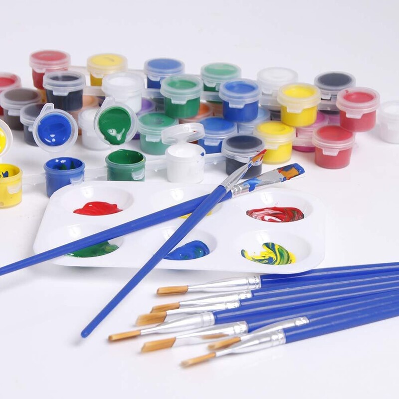 20 tk Väikesed peened nailonist juuksevärvipintslid joonistamiseks Akvarellipintslid Värvipintslid, lastekunst kunstnike tarnijatele