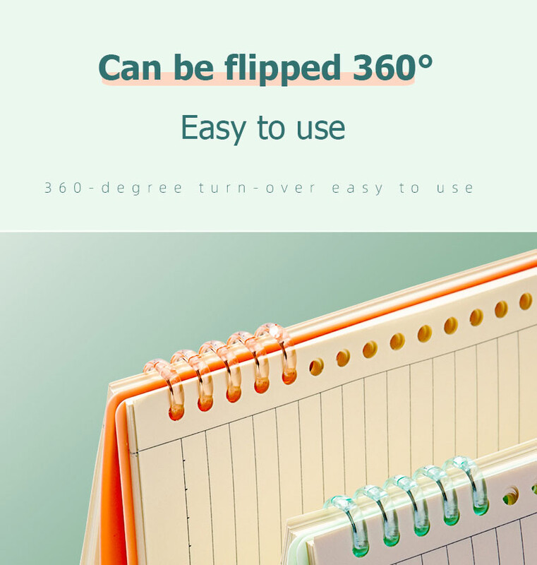 4 coli A4 A5 B5 Copertă de cărți cu foi libere PP Liant colorat Inel spiralat Papetarie din plastic transparent Rechizite școlare de birou