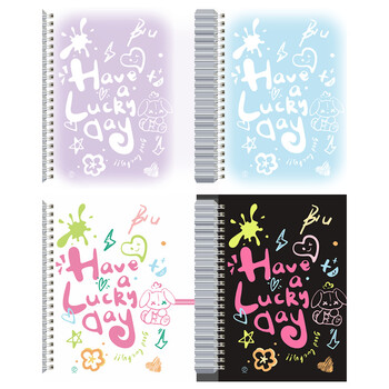 Σημειωματάριο A5 Coil Graffiti Nice big Notebook Cute Coil Notebook μαθητικά σημειωματάρια και περιοδικά αξεσουάρ γραφείου καθημερινό πρόγραμμα σχεδιασμού