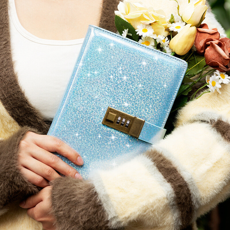 Caiet de parole A5 Combinație de pagini interioare cu jurnal de blocare Manual simplu pentru elevi Călători Papetarie Rechizite școlare de birou