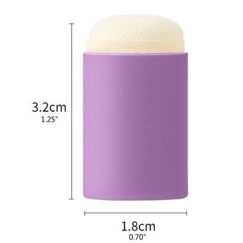 40PCS Гъби за пръсти Craft Sponge Daubers Комплект с кутия за съхранение за ученици