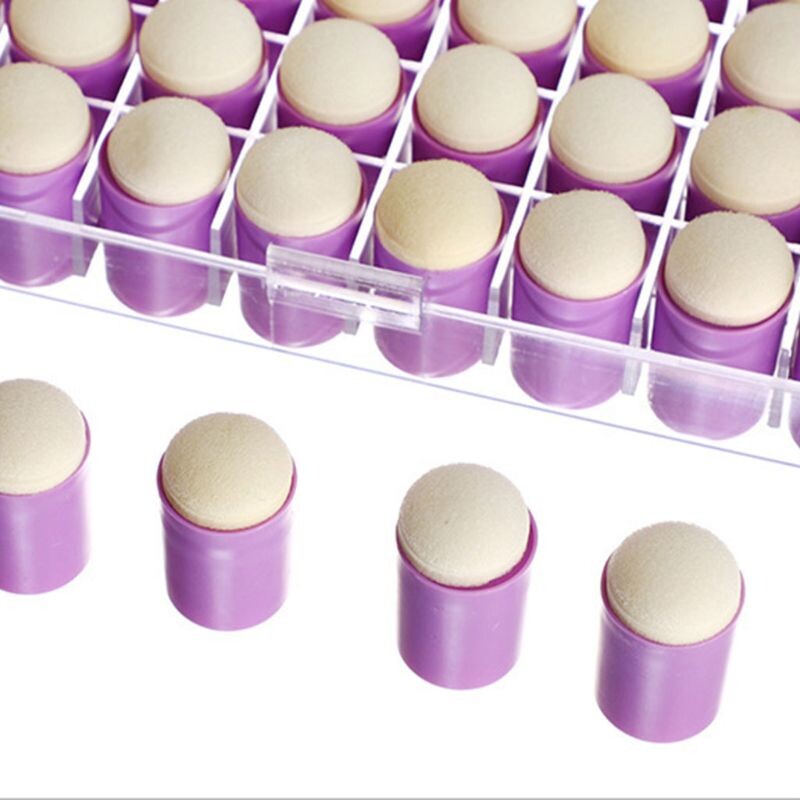 40 tk sõrmekäsnade käsitöökäsnade komplekt koos hoiukastiga õpilastele lastele