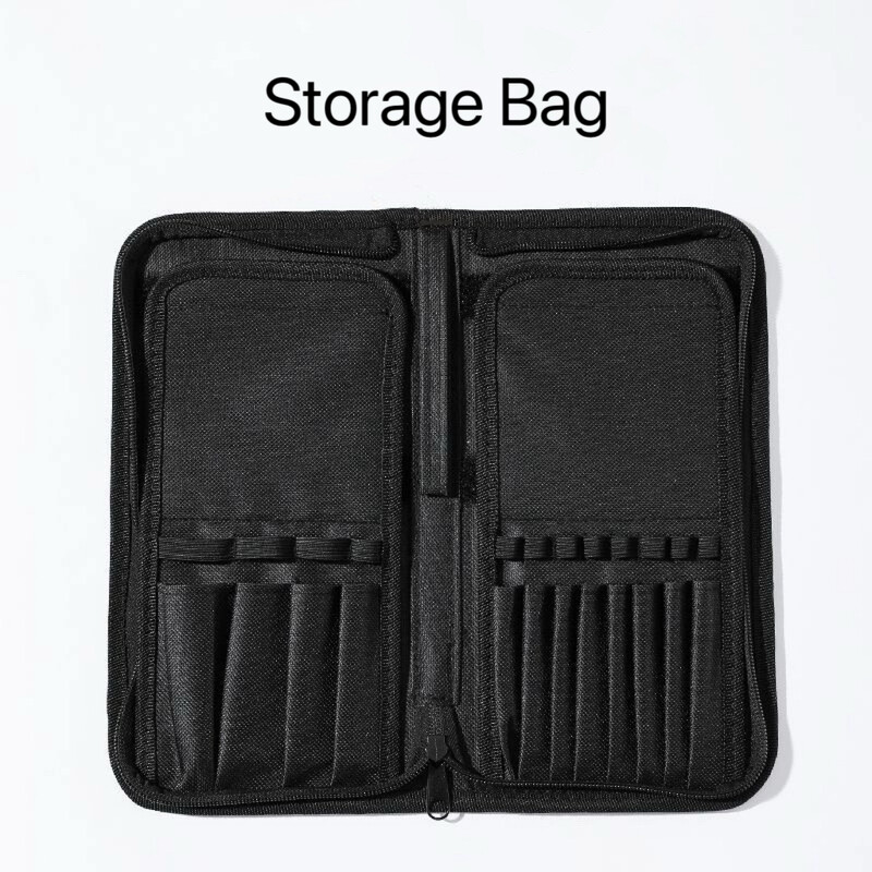 15 tk Kunstniku värvipintslite komplekt koos hoiukotiga Nailonist juustest puidust käepidemega akvarellvärvi pintslite pliiatsikomplekt isetegemise kunsti jaoks