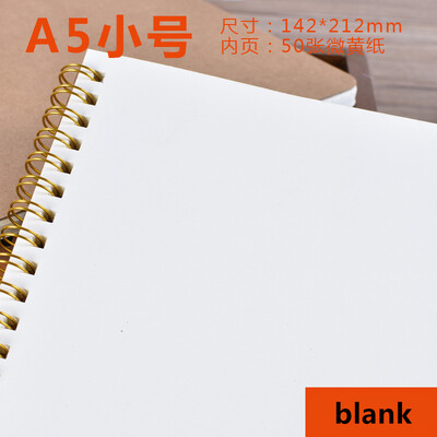 Caiet A5 Jurnal Mediu Kraft Grid Dot Blank Planificator zilnic Săptămânal Carte Planificator de gestionare a timpului Rechizite școlare Papetarie Cadou