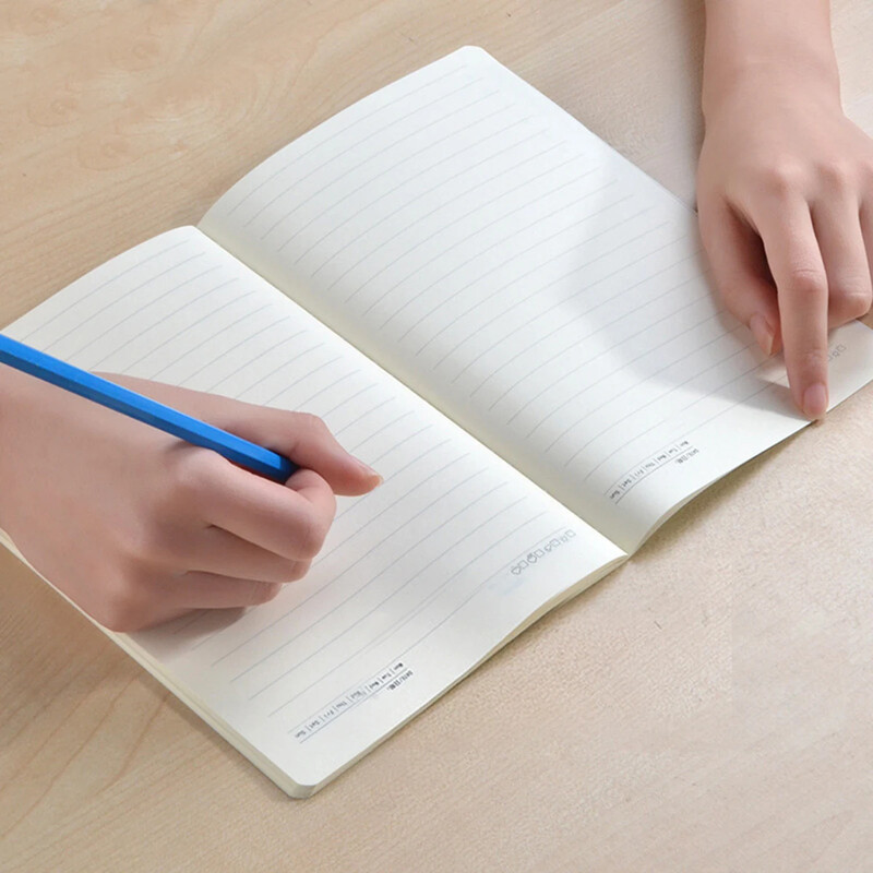 8 spalvų A4/A5 vienspalvis užrašų knygelė Minimalistinis nešiojamasis užrašų knygelė vaivorykštės siuvimo nešiojamasis kompiuteris automobilinis siuvimo kišeninis užrašų knygelė