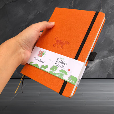 BUKE Bullet Dotted Journali joonistusvihik – 160 gsm paber, sisetasku, nummerdatud 160 lehte, 5x5 mm punktrestiga märkmik