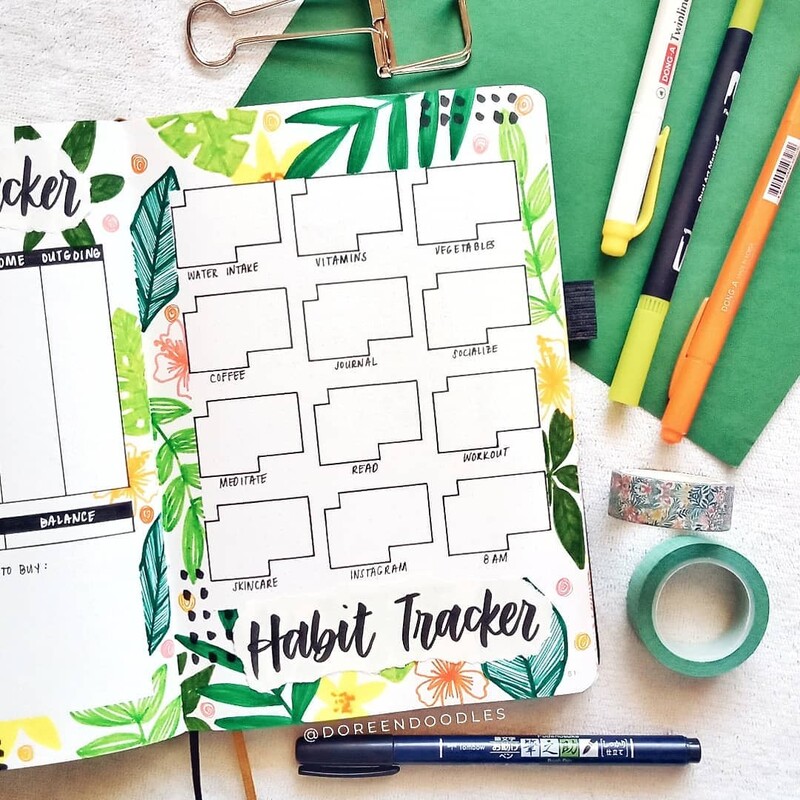 BUKE Bullet Dotted Journal Desen Sketchbook-Hârtie de 160 g/m², Buzunar interior, Numerotate 160 de pagini, Blocnotes DOT GRID 5x5mm