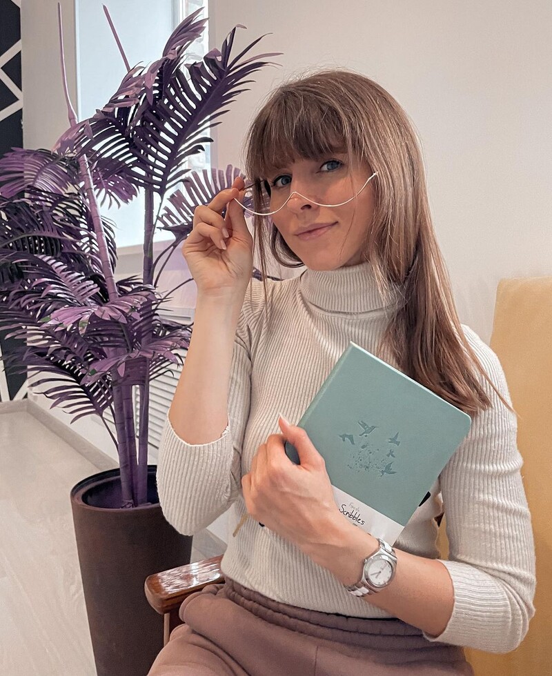 BUKE Bullet Dotted Journal Desen Sketchbook-Hârtie de 160 g/m², Buzunar interior, Numerotate 160 de pagini, Blocnotes DOT GRID 5x5mm